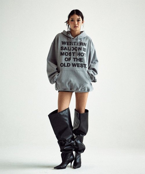 THEVINYLHOUSE(ザバイニルハウス)の「TYPO HOODIE GREY(パーカー・メンズ・その他・M/L/S)」の6枚目の写真