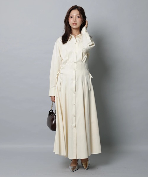 Apuweiser-riche（アプワイザーリッシェ）の「サイドレースアップシャツワンピース（ワンピース・レディース・ライトイエロー・2/1/0）」の15枚目の写真