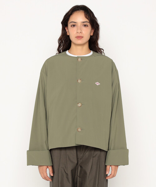 Women's Insulation Collarless Wide Jacket（ノーカラージャケット