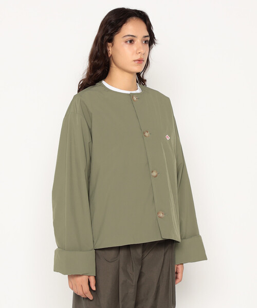 Women's Insulation Collarless Wide Jacket（ノーカラージャケット