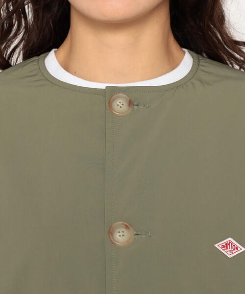 Women's Insulation Collarless Wide Jacket（ノーカラージャケット