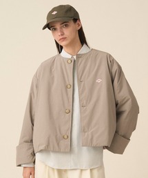 DANTON ベージュ ノーカラージャケット 新品タグ付き DANTON｜ダントンのノーカラージャケット（ベージュ系）通販 - ZOZOTOWN