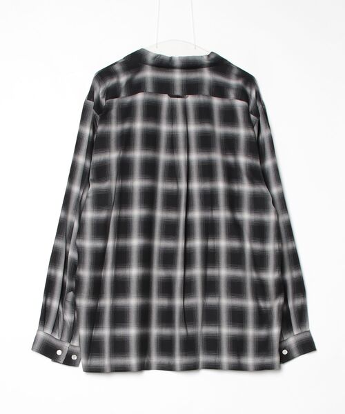 cotton pan(コットンパン)の「COTTON PAN L/S オンブレシャツ (SOHO)(シャツ/ブラウス・メンズ・ブルー系その他/ブラック・3/2)」の3枚目の写真