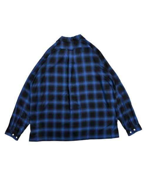 cotton pan(コットンパン)の「COTTON PAN L/S オンブレシャツ (SOHO)(シャツ/ブラウス・メンズ・ブルー系その他/ブラック・3/2)」の6枚目の写真