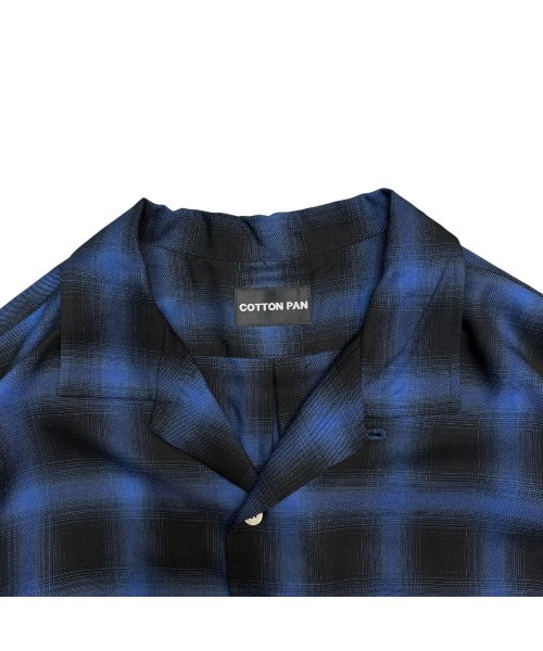 cotton pan(コットンパン)の「COTTON PAN L/S オンブレシャツ (SOHO)(シャツ/ブラウス・メンズ・ブルー系その他/ブラック・3/2)」の5枚目の写真