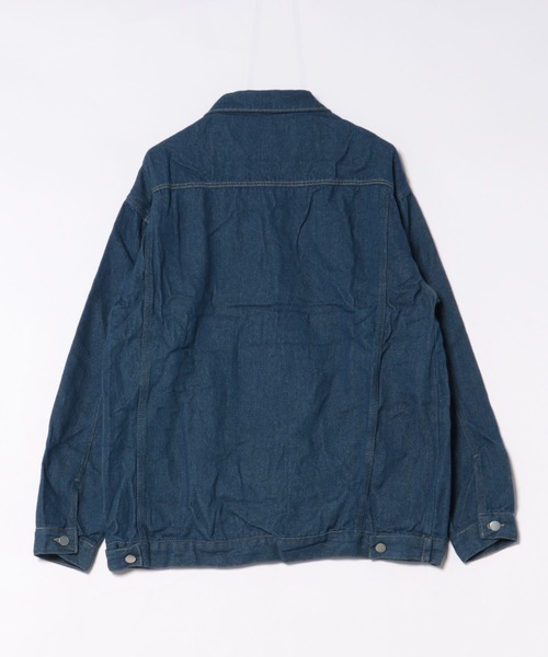 SHIBUYA Zy.(シブヤジー)の「DYSTOPIA DENIMユーズド加工デニムジャケット(デニムジャケット・メンズ・ブラック/ダークグレー/ブルー・XL/L/M)」の9枚目の写真