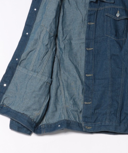 SHIBUYA Zy.(シブヤジー)の「DYSTOPIA DENIMユーズド加工デニムジャケット(デニムジャケット・メンズ・ブラック/ダークグレー/ブルー・XL/L/M)」の10枚目の写真