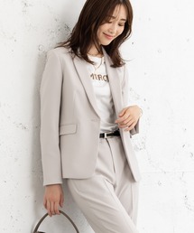 MAISONCOMFY （メゾンコンフィ）の「【洗えるスーツ】テーラードジャケット&テーパードパンツセット（スーツセット）」