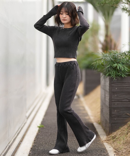 DC(ディーシー)の「DC/ディーシー 26 WS TELECO SHORT LS LLT261312(Tシャツ/カットソー・レディース・ライトピンク/マルチ/ホワイト×ブラック/ブラック×ホワイト/スミクロ・M)」の15枚目の写真