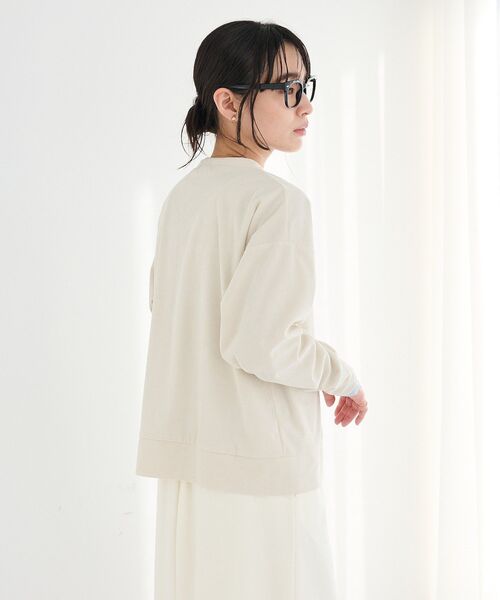 CRAFT STANDARD BOUTIQUE(クラフトスタンダードブティック)の「リングドットボタンカーディガン(カーディガン/ボレロ・レディース・ブラウン/ピンク/グレー/アイボリー・FREE)」の7枚目の写真