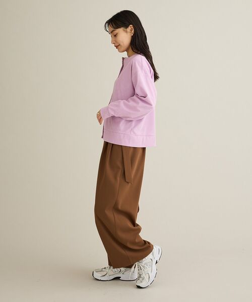 CRAFT STANDARD BOUTIQUE(クラフトスタンダードブティック)の「リングドットボタンカーディガン(カーディガン/ボレロ・レディース・ブラウン/ピンク/グレー/アイボリー・FREE)」の21枚目の写真