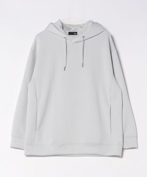 TAKA-Q（タカキュー）の「【ストレッチ イージーケア】タカキュー ソフトダンボール プルパーカー（パーカー・メンズ・ライトグレー/ベージュ/ブラック/サックスブルー・MEDIUM/LARGE/X-LARGE）」の8枚目の写真