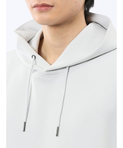 TAKA-Q（タカキュー）の「【ストレッチ イージーケア】タカキュー ソフトダンボール プルパーカー（パーカー・メンズ・ライトグレー/ベージュ/ブラック/サックスブルー・MEDIUM/LARGE/X-LARGE）」の12枚目の写真