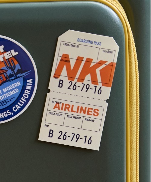 niko and...(ニコアンド)の「トラベルモチーフステッカー(ステッカー/テープ・レディース・その他1/その他2/その他3/その他4・XX-SMALL)」の3枚目の写真