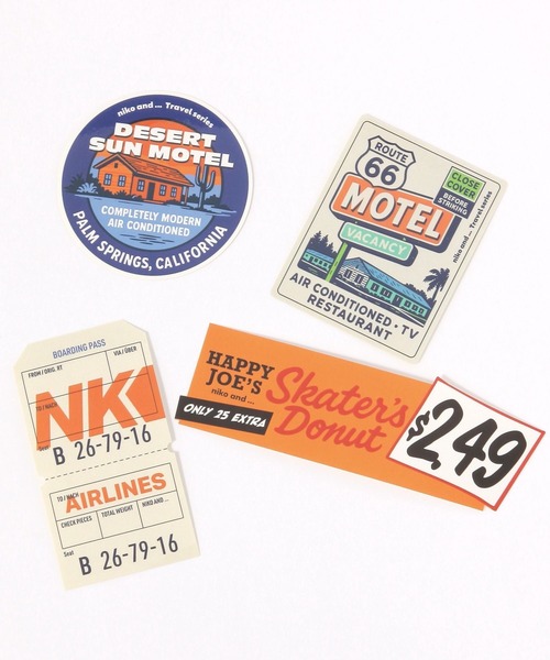 niko and...(ニコアンド)の「トラベルモチーフステッカー(ステッカー/テープ・レディース・その他1/その他2/その他3/その他4・XX-SMALL)」の15枚目の写真