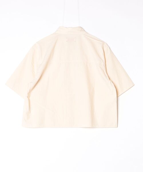 MEYAME(メヤメ)の「MEYAME/メヤメ フライフロントハーフスリーブシャツ FRY FRONT HALF SLEEVE SHIRTS(シャツ/ブラウス・レディース・クリーム/ピンク・FREE)」の3枚目の写真