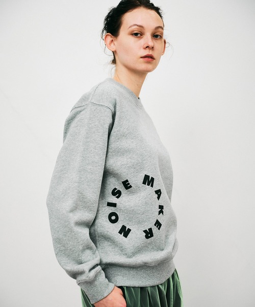 NOISE MAKER(ノイズメーカー)の「サークルロゴオーバーサイズスウェット(スウェット・レディース・ミックスグレー/ブラック・XS/M/S)」の11枚目の写真