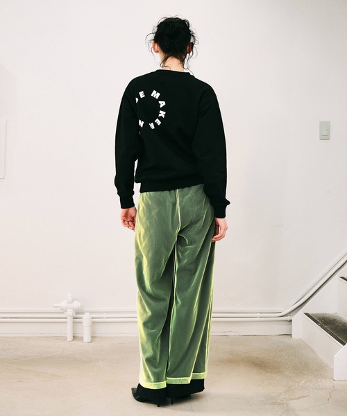 NOISE MAKER(ノイズメーカー)の「サークルロゴオーバーサイズスウェット(スウェット・レディース・ミックスグレー/ブラック・XS/M/S)」の5枚目の写真