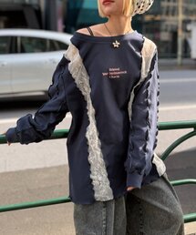w closet | レースメロウスウェット(Tシャツ/カットソー)