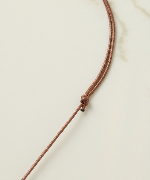 PAPILLONNER(パピヨネ)の「PAPILLONNER/ラウンドコードネックレス(ネックレス・レディース・ゴールド・FREE)」の3枚目の写真