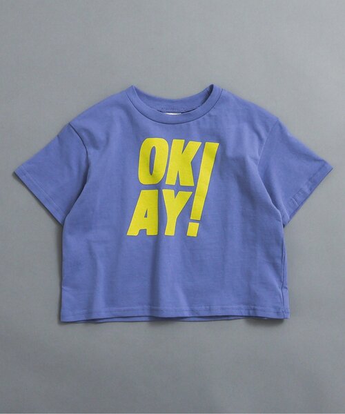 BREEZE（ブリーズ）の「【WEB限定】イロイロロゴTシャツ（Tシャツ/カットソー・キッズ・オフホワイト/ターコイズブルー/ブラック/アイボリー/サックスブルー/ピンク/ライム/ラベンダー/ネイビー/オレンジ/パープル/イエロー・90/100/110/120/130/140/150/160）」の8枚目の写真