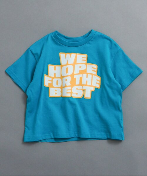 BREEZE（ブリーズ）の「【WEB限定】イロイロロゴTシャツ（Tシャツ/カットソー・キッズ・オフホワイト/ターコイズブルー/ブラック/アイボリー/サックスブルー/ピンク/ライム/ラベンダー/ネイビー/オレンジ/パープル/イエロー・90/100/110/120/130/140/150/160）」の7枚目の写真