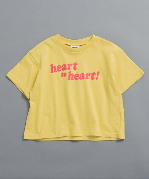 BREEZE（ブリーズ）の「【WEB限定】イロイロロゴTシャツ（Tシャツ/カットソー・キッズ・オフホワイト/ターコイズブルー/ブラック/アイボリー/サックスブルー/ピンク/ライム/ラベンダー/ネイビー/オレンジ/パープル/イエロー・90/100/110/120/130/140/150/160）」の10枚目の写真