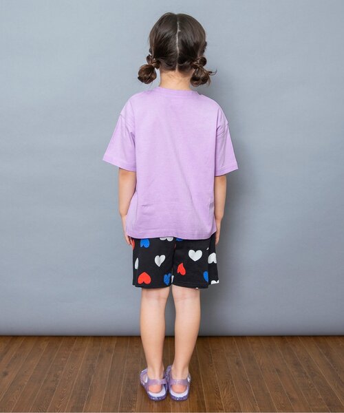 BREEZE(ブリーズ)の「【WEB限定】イロイロロゴ半袖Tシャツ(Tシャツ/カットソー・キッズ・オフホワイト/ターコイズブルー/ブラック/アイボリー/サックスブルー/ピンク/ライム/ラベンダー/ネイビー/オレンジ/パープル/イエロー・90/100/110/120/130/140/150/160)」の15枚目の写真