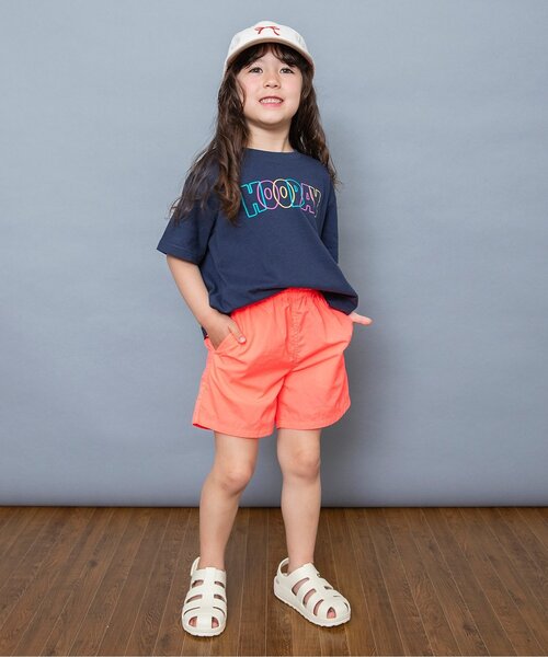 BREEZE(ブリーズ)の「【WEB限定】イロイロロゴ半袖Tシャツ(Tシャツ/カットソー・キッズ・オフホワイト/ターコイズブルー/ブラック/アイボリー/サックスブルー/ピンク/ライム/ラベンダー/ネイビー/オレンジ/パープル/イエロー・90/100/110/120/130/140/150/160)」の16枚目の写真
