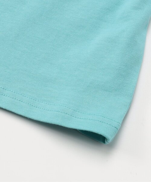 BREEZE（ブリーズ）の「【WEB限定】イロイロロゴTシャツ（Tシャツ/カットソー・キッズ・オフホワイト/ターコイズブルー/ブラック/アイボリー/サックスブルー/ピンク/ライム/ラベンダー/ネイビー/オレンジ/パープル/イエロー・90/100/110/120/130/140/150/160）」の13枚目の写真