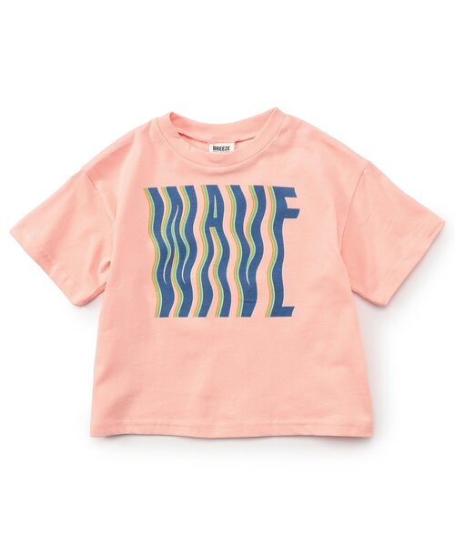 BREEZE（ブリーズ）の「【WEB限定】イロイロロゴTシャツ（Tシャツ/カットソー・キッズ・オフホワイト/ターコイズブルー/ブラック/アイボリー/サックスブルー/ピンク/ライム/ラベンダー/ネイビー/オレンジ/パープル/イエロー・90/100/110/120/130/140/150/160）」の20枚目の写真