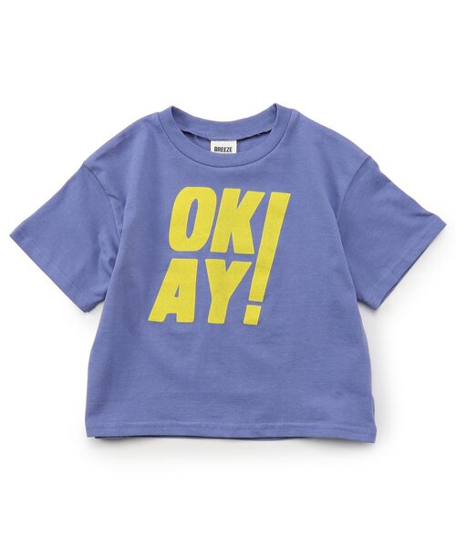 BREEZE（ブリーズ）の「【WEB限定】イロイロロゴTシャツ（Tシャツ/カットソー・キッズ・オフホワイト/ターコイズブルー/ブラック/アイボリー/サックスブルー/ピンク/ライム/ラベンダー/ネイビー/オレンジ/パープル/イエロー・90/100/110/120/130/140/150/160）」の21枚目の写真