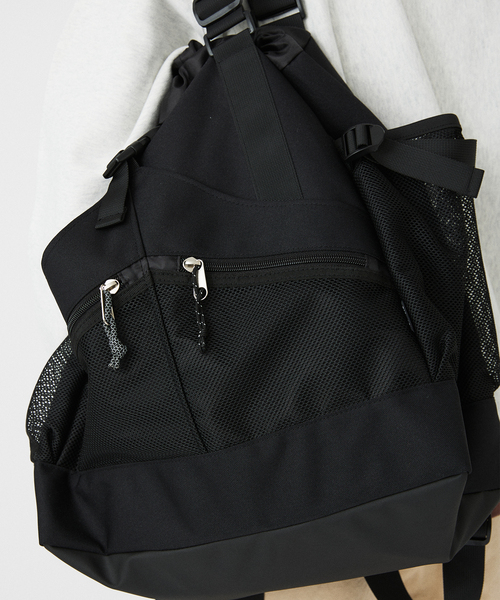 PACKING（パッキング）の「PACKING / パッキング 別注 2WAY トートバッグ（トートバッグ・メンズ・ブラック・FREE）」の2枚目の写真