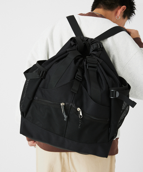 PACKING（パッキング）の「PACKING / パッキング 別注 2WAY トートバッグ（トートバッグ・メンズ・ブラック・FREE）」の3枚目の写真