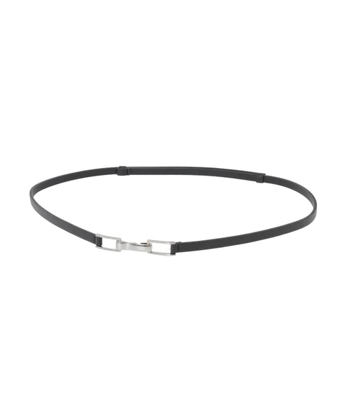 MK MICHEL KLEIN(エムケーミッシェルクラン)の「フロントフックバックル ナローベルト(ベルト・レディース・ブラウン/ブラック・38)」の7枚目の写真