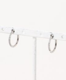 novice | 【novice】CZ Hinged Hoop Pierce［Stainless］(ピアス（両耳用）)