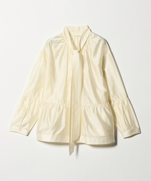 dahl'ia(ダリア)の「【別注】<dahl'ia>シアー ボウタイ ブラウス(シャツ/ブラウス・レディース・オフホワイト/ブラック・FREE)」の21枚目の写真