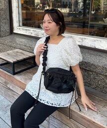 prose verse（プロズヴェール）の「【SAPON】撥水リボンシャーリングショルダーバッグ（ショルダーバッグ）」