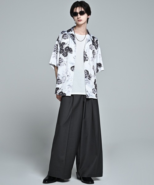 ADRER(アドラー)の「Extra Quality TR wide straight slacks / エクストラクオリティ TR ワイドストレートスラックス(スラックス・メンズ・ブラック/チャコールグレー・XS/S/M/L)」の15枚目の写真