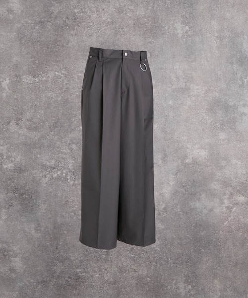ADRER(アドラー)の「Extra Quality TR wide straight slacks / エクストラクオリティ TR ワイドストレートスラックス(スラックス・メンズ・ブラック/チャコールグレー・XS/S/M/L)」の18枚目の写真