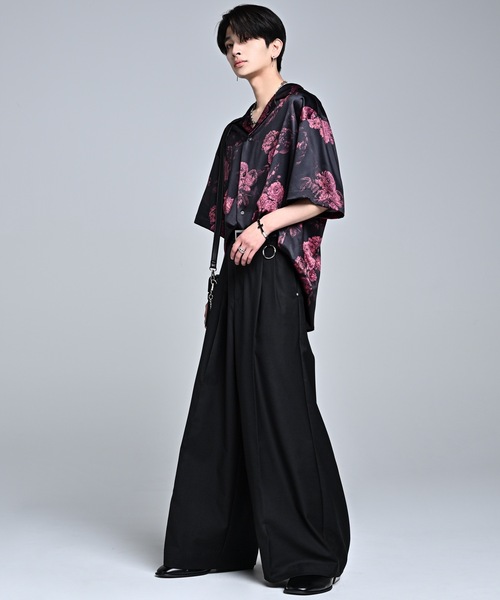 ADRER(アドラー)の「Extra Quality TR wide straight slacks / エクストラクオリティ TR ワイドストレートスラックス(スラックス・メンズ・ブラック/チャコールグレー・XS/S/M/L)」の8枚目の写真