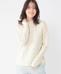 シャーリングシアーハイネックプルオーバー