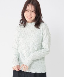 シャーリングシアーハイネックプルオーバー