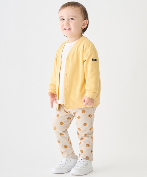 petit main（プティマイン）の「【花粉防止】カットカーディガン（カーディガン/ボレロ・キッズ・ホワイト系その他/イエロー/ネイビー・M(100-110cm)/S(80-90cm)/L(120-130cm)）」の4枚目の写真