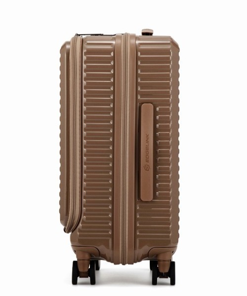 EDGELINK(エッジリンク)の「スーツケース クルーズボックスクリント 機内持込 キャスターストッパー フロントオープン 15.6インチPC 33L 2-3泊 09141(スーツケース/キャリーバッグ・メンズ・グリーン/ブラウン/ブラック/アイボリー・S)」の11枚目の写真