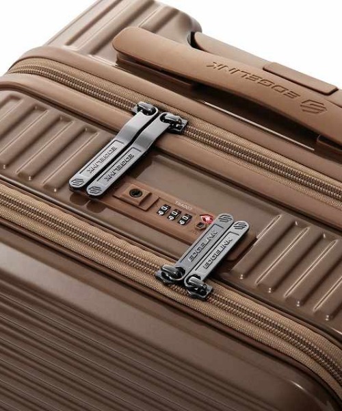 EDGELINK(エッジリンク)の「スーツケース クルーズボックスクリント 機内持込 キャスターストッパー フロントオープン 15.6インチPC 33L 2-3泊 09141(スーツケース/キャリーバッグ・メンズ・グリーン/ブラウン/ブラック/アイボリー・S)」の18枚目の写真