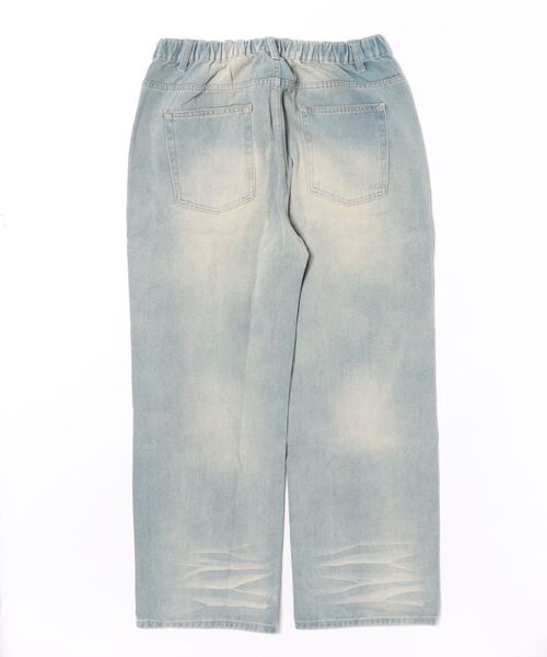 yield(イールド)の「【yield select】ビンテージライク カーブデニムパンツ N25AW3(デニムパンツ・メンズ・ライトインディゴブルー/ブラック・XXL/L/M/XL/S)」の3枚目の写真