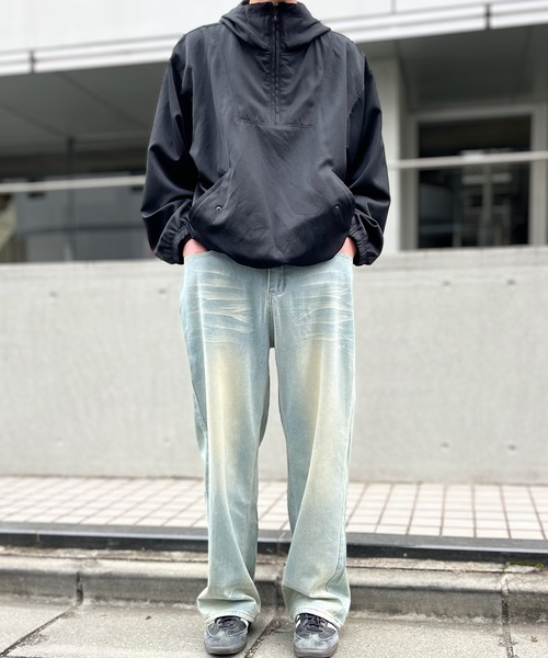 yield(イールド)の「【yield select】ビンテージライク カーブデニムパンツ N25AW3(デニムパンツ・メンズ・ライトインディゴブルー/ブラック・XXL/L/M/XL/S)」の10枚目の写真