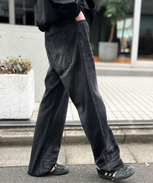 yield(イールド)の「【yield select】ビンテージライク カーブデニムパンツ N25AW3(デニムパンツ・メンズ・ライトインディゴブルー/ブラック・XXL/L/M/XL/S)」の17枚目の写真