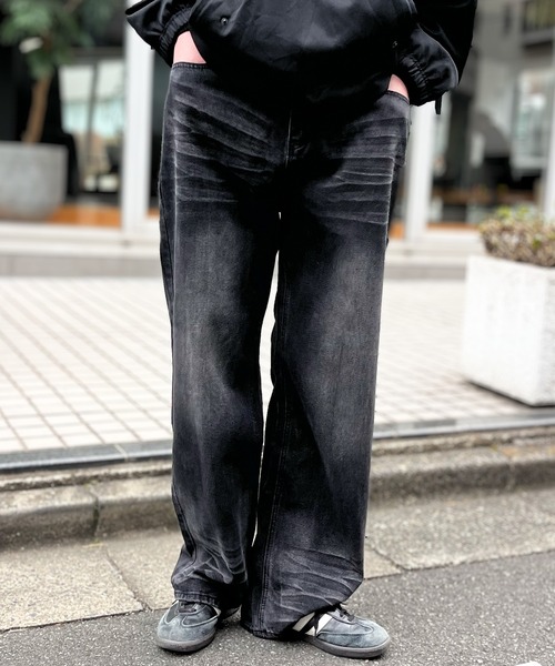 yield(イールド)の「【yield select】ビンテージライク カーブデニムパンツ N25AW3(デニムパンツ・メンズ・ライトインディゴブルー/ブラック・XXL/L/M/XL/S)」の14枚目の写真